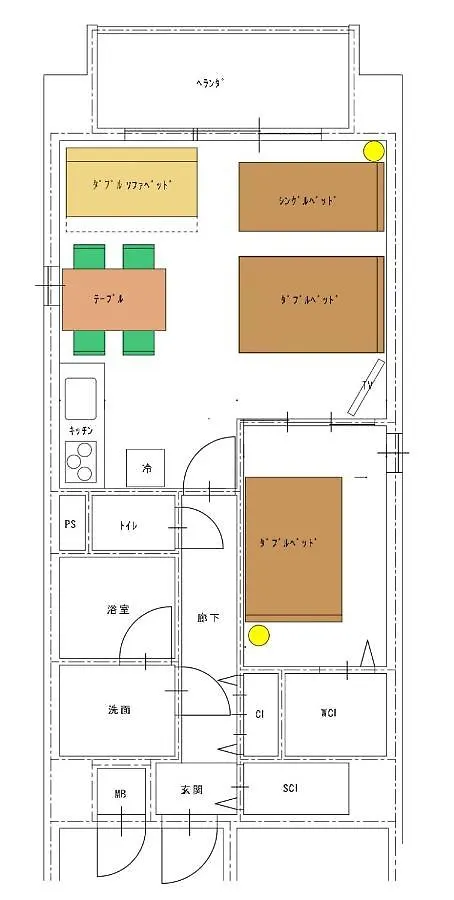 ケイアイコンホテルズ ふくしあ801 Nagoya